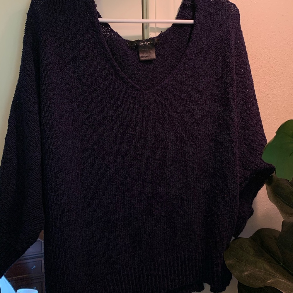 Over sized Navy blue sweater